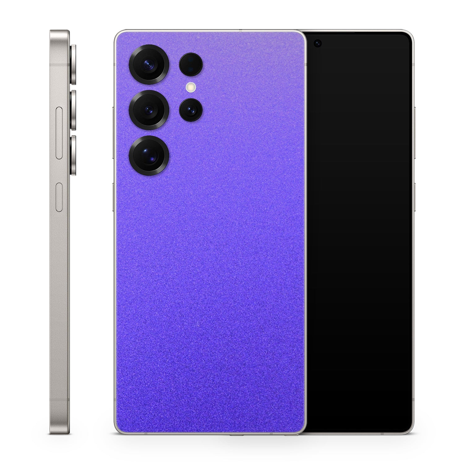 Satin Metallic Purple | Back Only