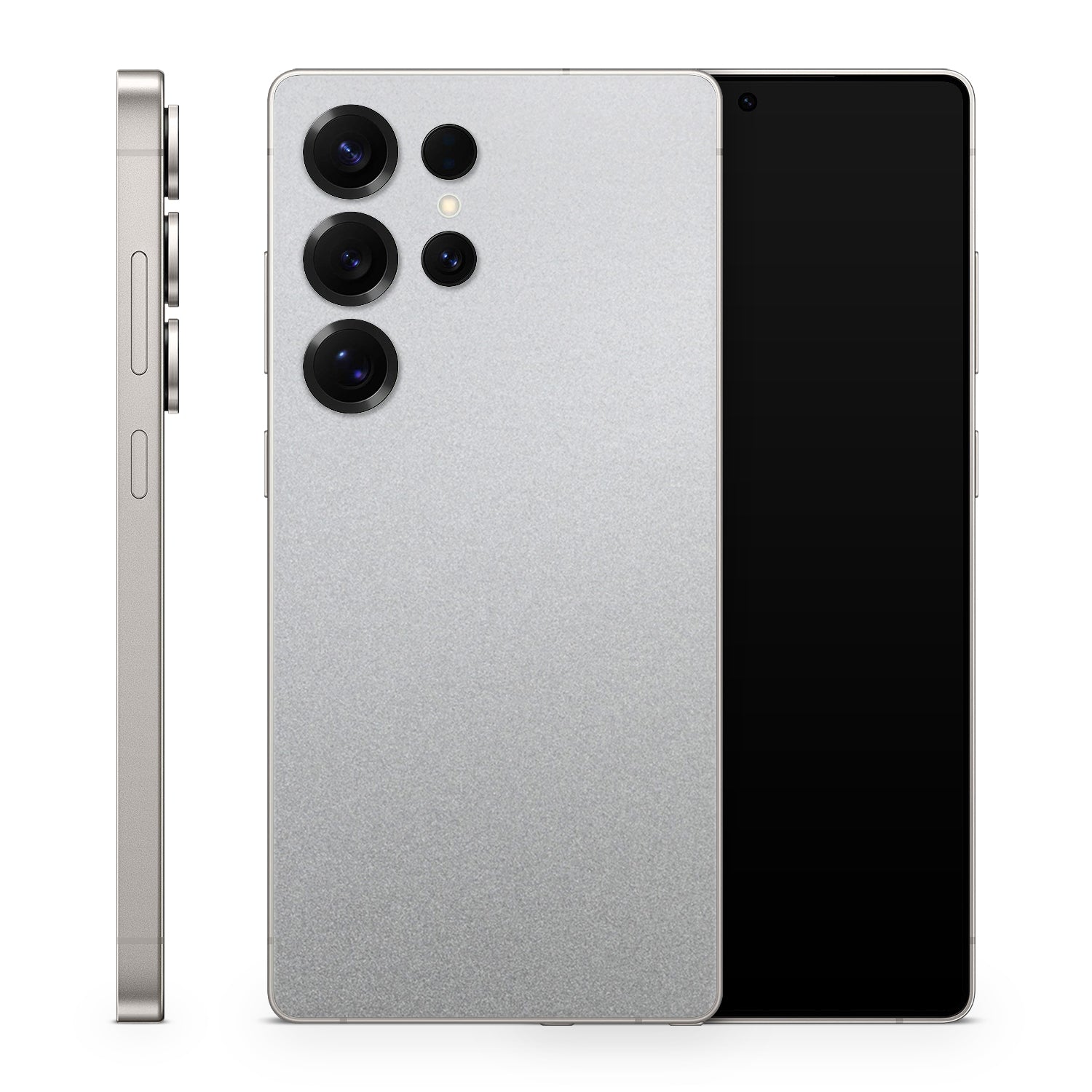 Satin White Aluminum | Back Only