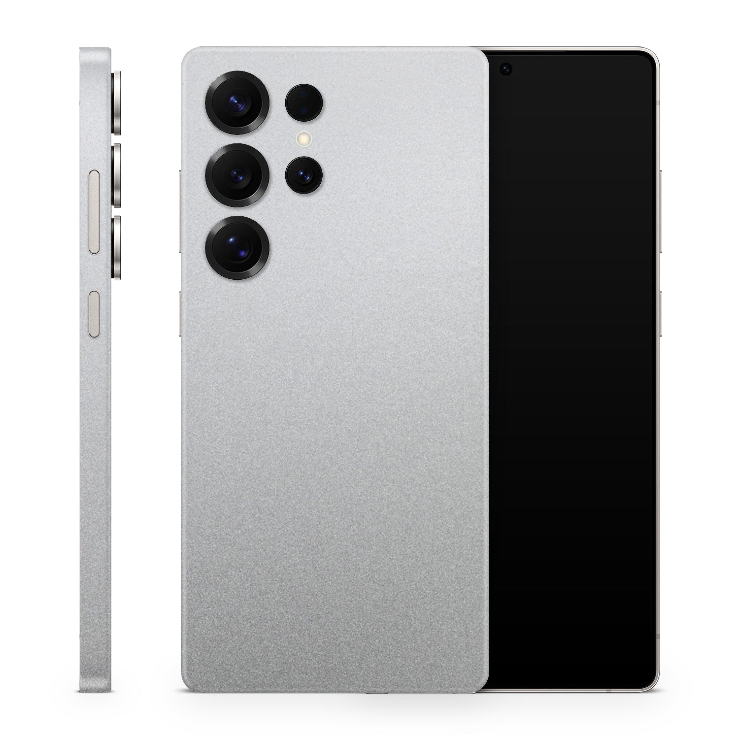 Satin White Aluminum | Full coverage