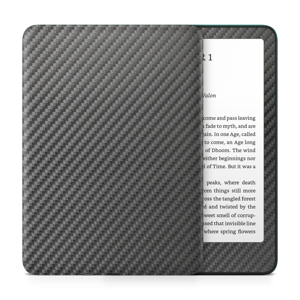 Amazon Kindle 2024 — amazon-kindle-6-2024-pro-black-carbon-fiber-skin-wrap-cover