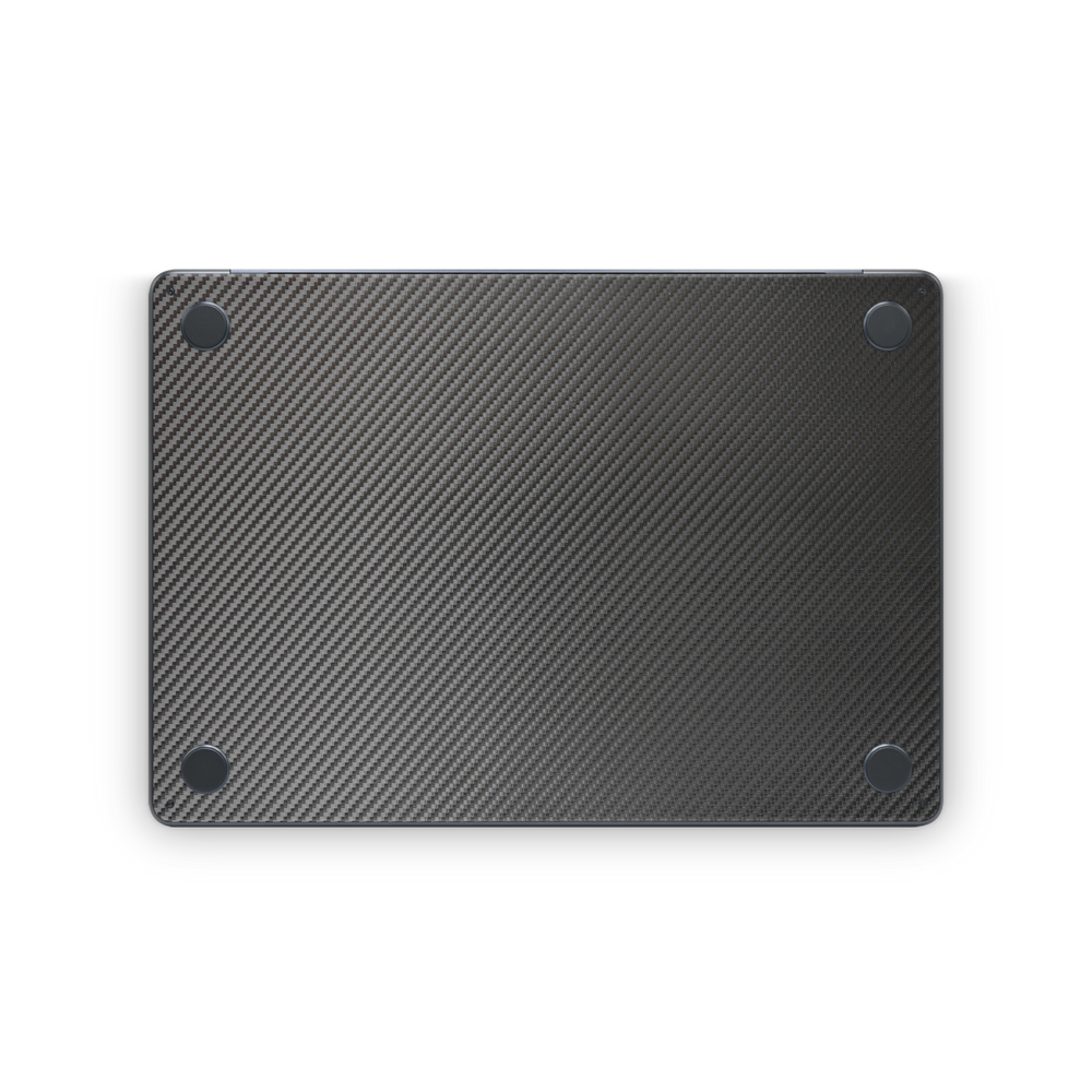 Apple Macbook Air 15 M2 Professional Bottom Black Carbon Fiber Skin Wrap Cover