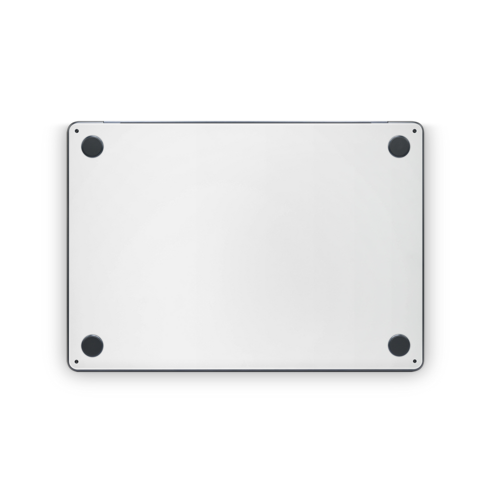 Apple Macbook Air 15 M2 Professional Bottom Satin White Skin Wrap Cover