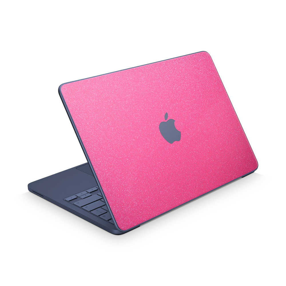 Apple Macbook Neo 13 2026 Essentials Pink Glitterbomb Skin Wrap Cover