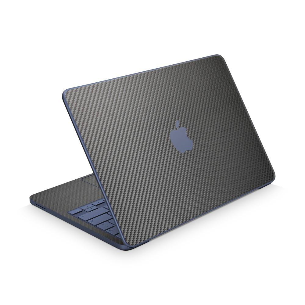 Apple Macbook Neo 13 2026 Professional Black Carbon Fiber Skin Wrap Cover