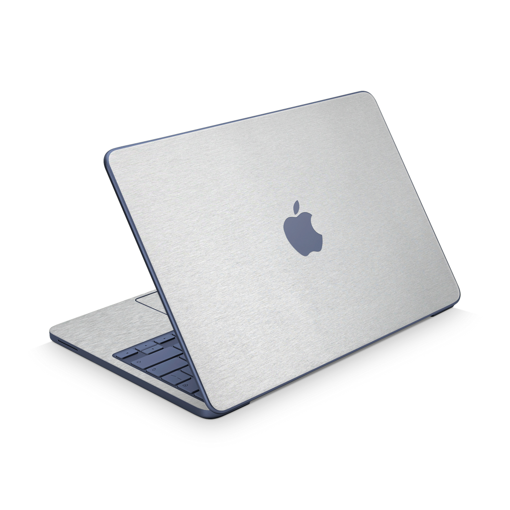 Apple Macbook Neo 13 2026 Professional Brushed Aluminum Skin Wrap Cover