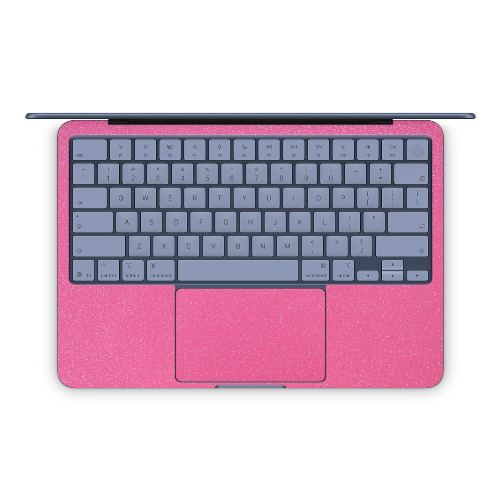 Apple Macbook Neo 13 2026 Professional Interior Pink Glitterbomb Skin Wrap Cover