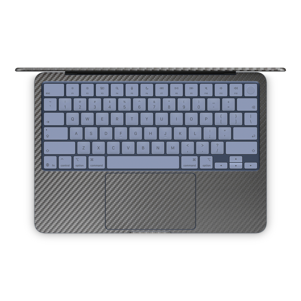 Apple Macbook Neo 13 2026 Ultimate Interior Black Carbon Fiber Skin Wrap Cover