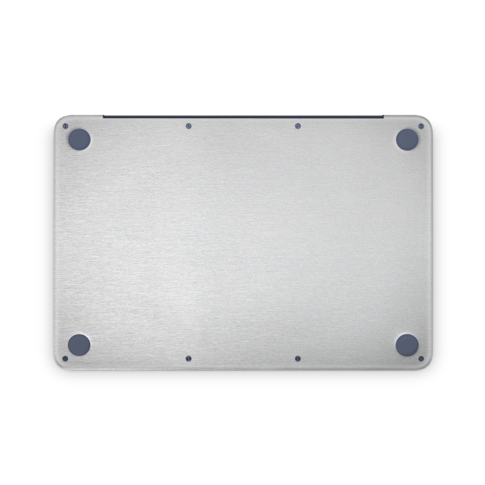Apple Macbook Neo 13 2026 Ultimate Professional Bottom Brushed Aluminum Skin Wrap Cover