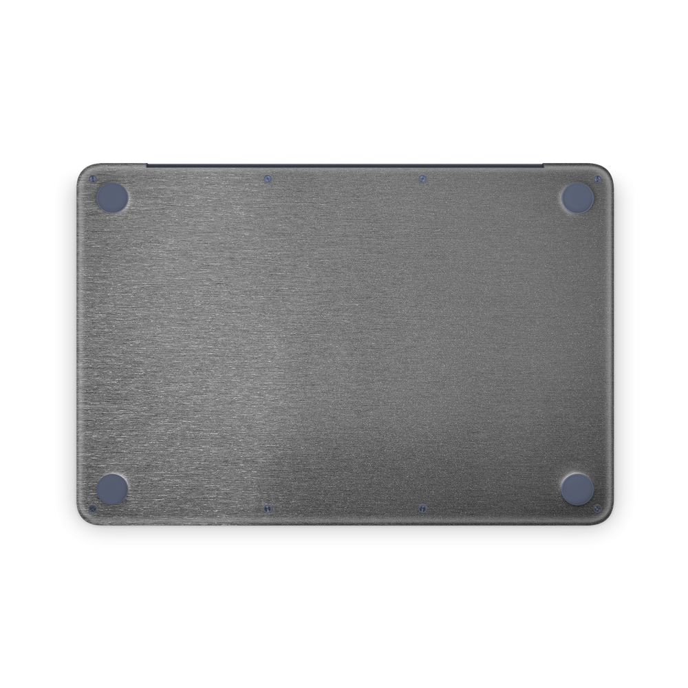 Apple Macbook Neo 13 2026 Ultimate Professional Bottom Brushed Black Skin Wrap Cover