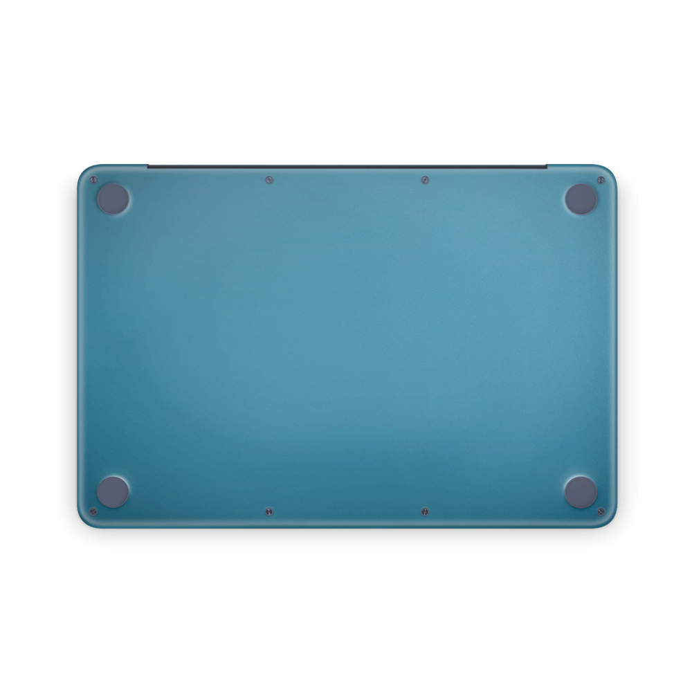 Apple Macbook Neo 13 2026 Ultimate Professional Bottom Satin Ocean Shimmer Skin Wrap Cover