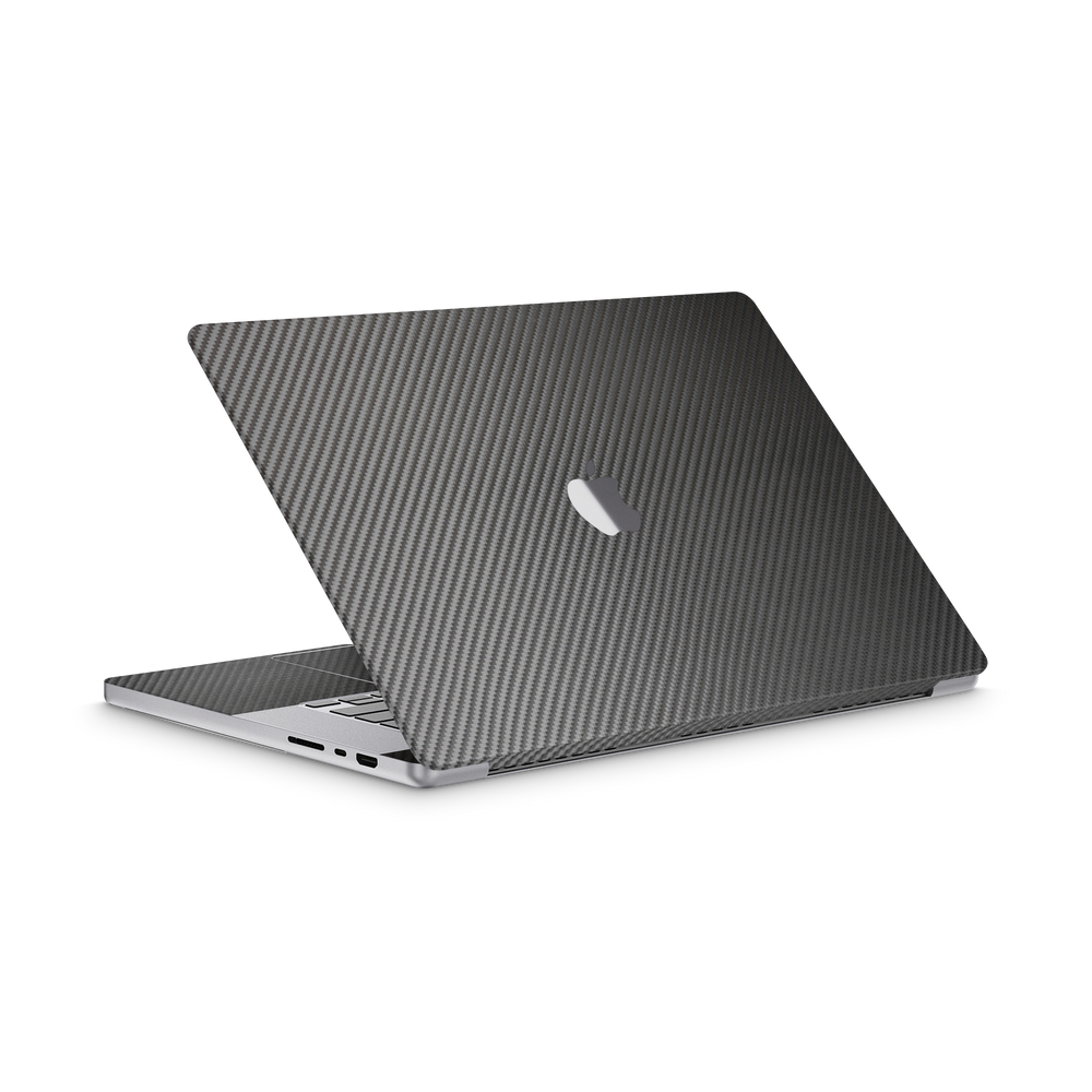 Apple Macbook Professional 16 M1 Professional Black Carbon Fiber Skin Wrap Cover