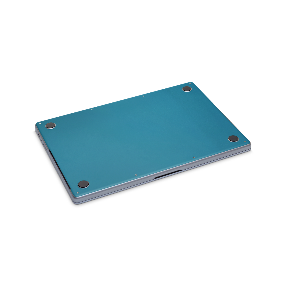 Apple Macbook Professional 16 M1 Professional Bottom Satin Ocean Shimmer Skin Wrap Cover