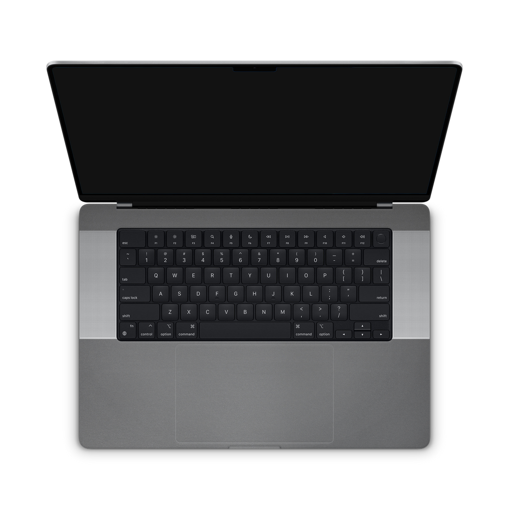 Apple Macbook Professional 16 M1 Professional Interior Charcoal Grey Skin Wrap Cover