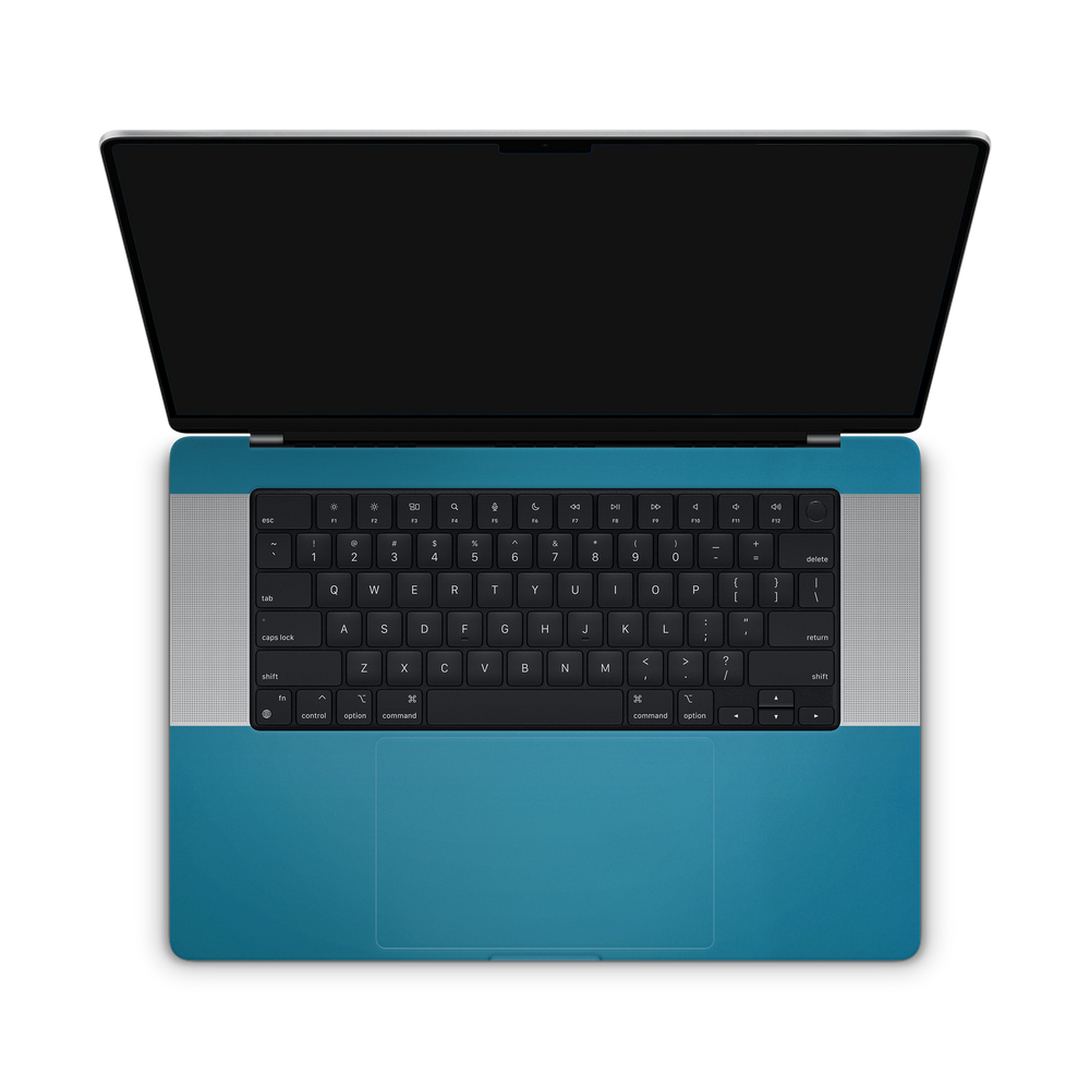 Apple Macbook Professional 16 M1 Professional Interior Satin Ocean Shimmer Skin Wrap Cover