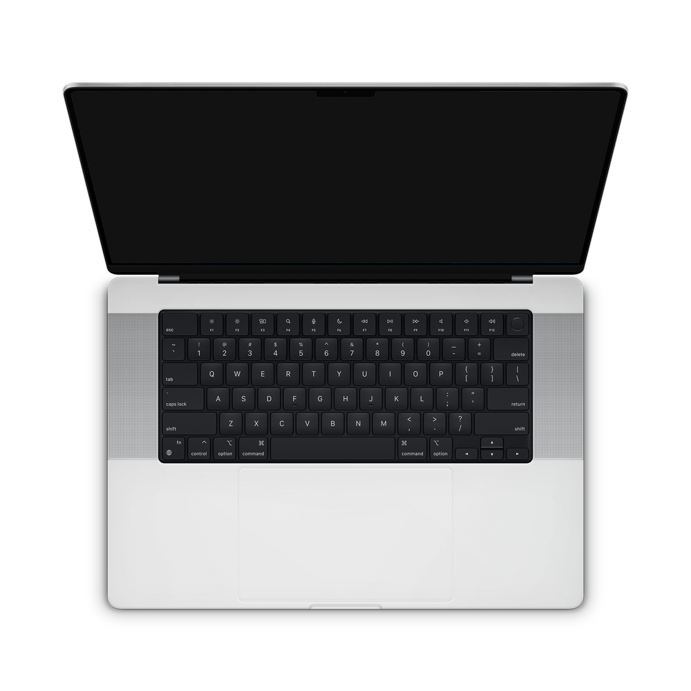 Apple Macbook Professional 16 M1 Professional Interior Satin White Skin Wrap Cover