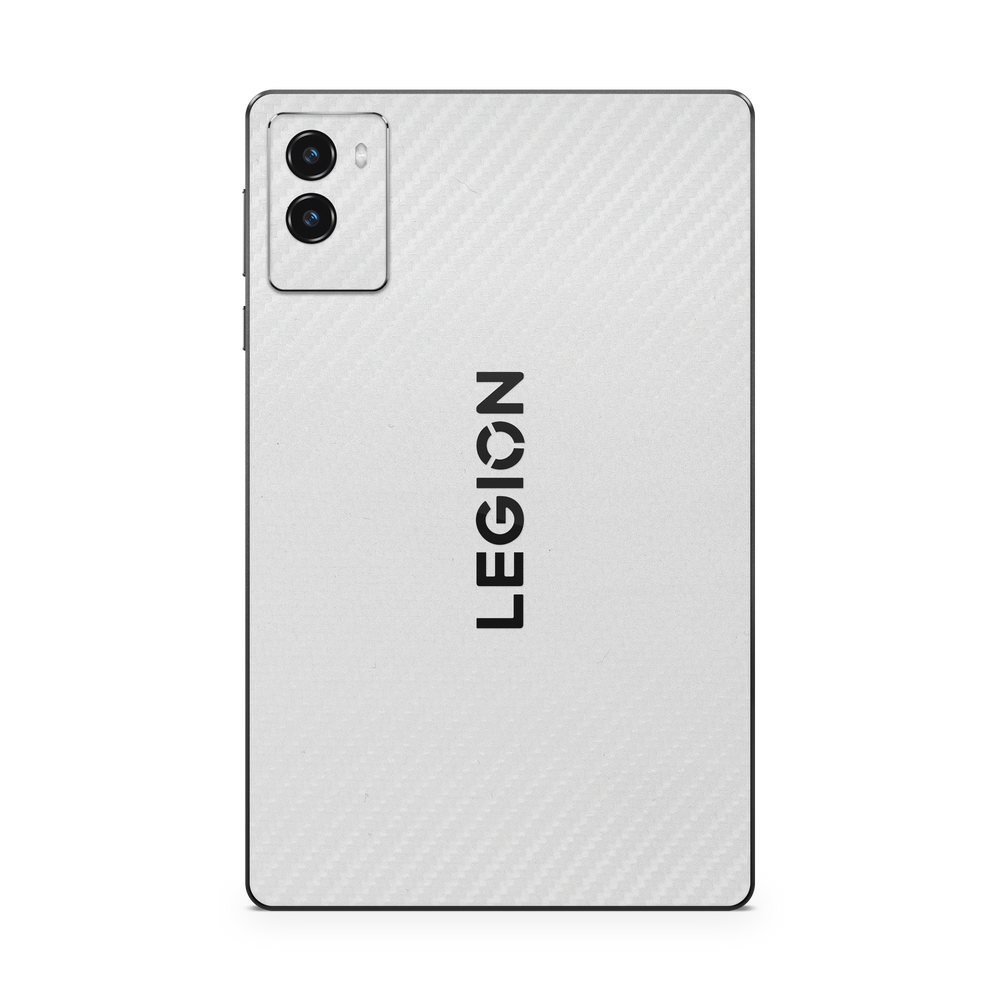 Lenovo Legion Tab Gen 3 2025 Essentials White Carbon Fiber Skin Wrap Cover