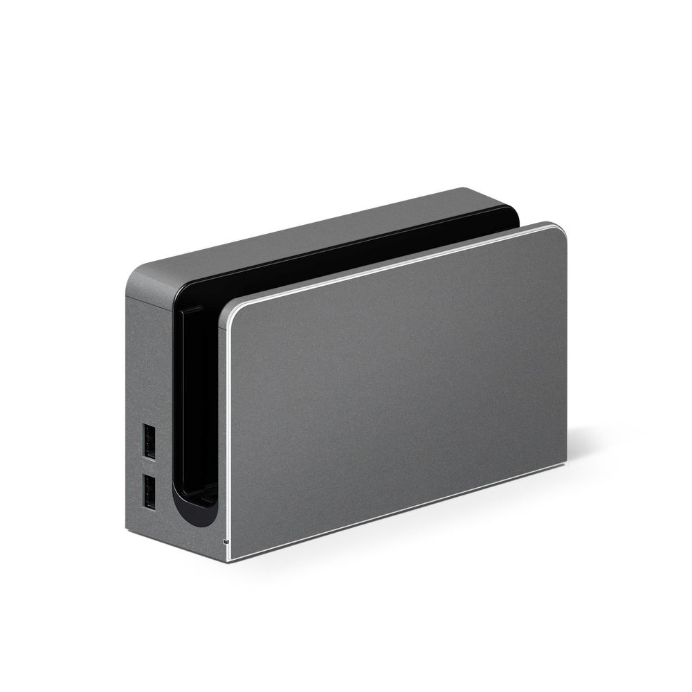 Nintendo Switch Oled Dock Professional Charcoal Grey Skin Wrap Cover
