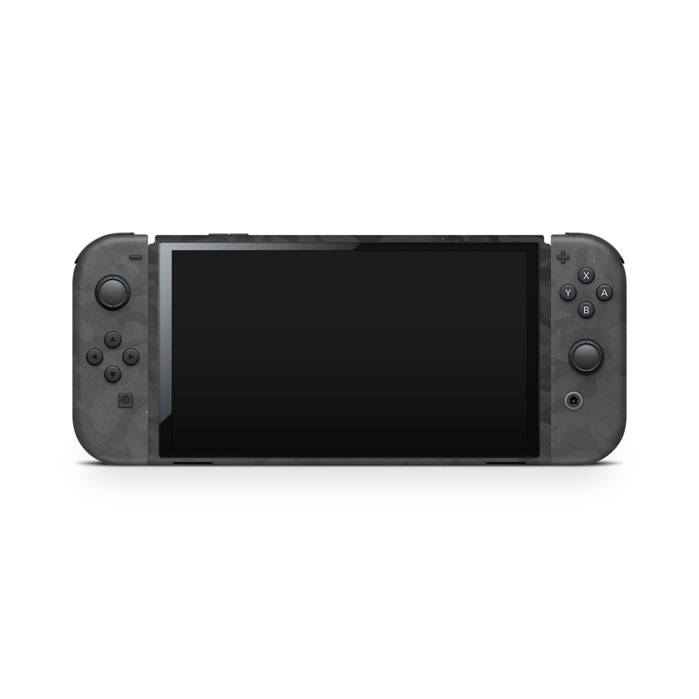 Nintendo Switch Oled Essentials Professional Black Camo Skin Wrap Cover