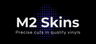 logo of M2 Skins - Precise cuts in quality vinyls