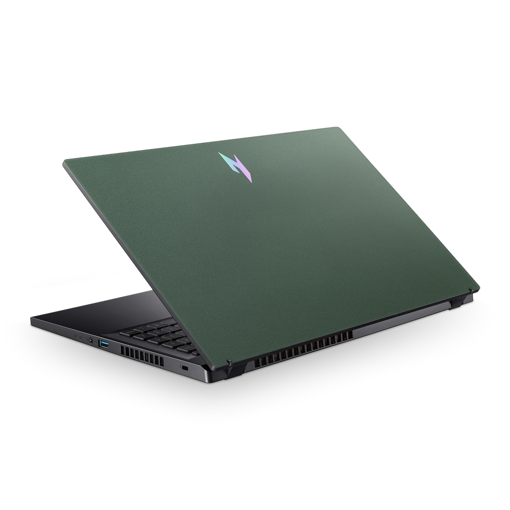 Acer Nitro V 2024 Essentials Matte Green Metallic Skin Wrap Cover