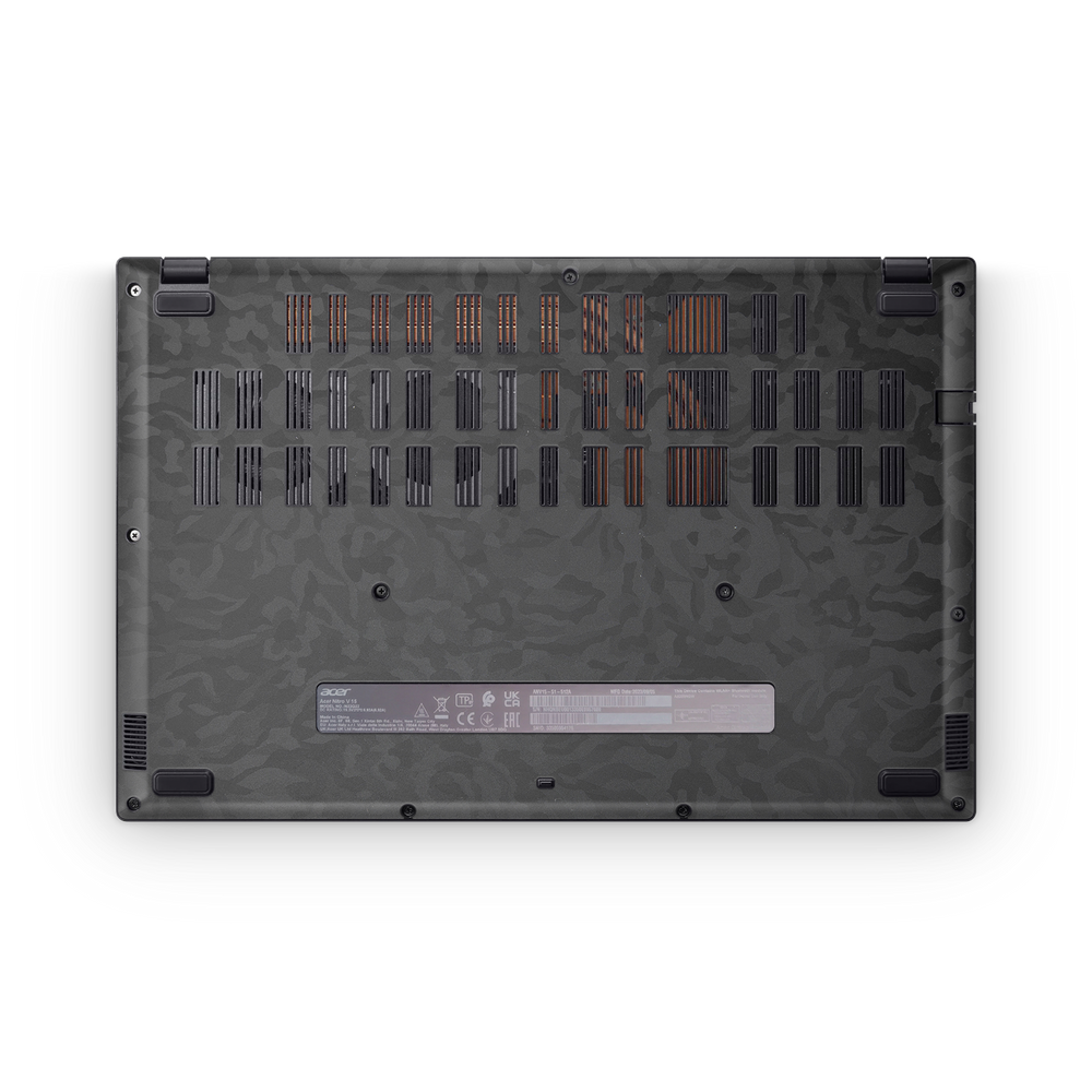 Acer Nitro V 2024 Professional Bottom Black Camo Skin Wrap Cover