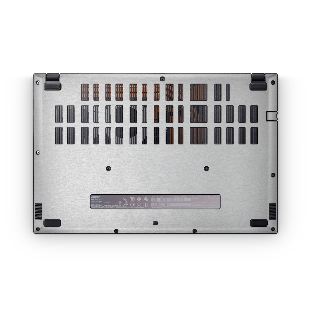 Acer Nitro V 2024 Professional Bottom Brushed Aluminum Skin Wrap Cover