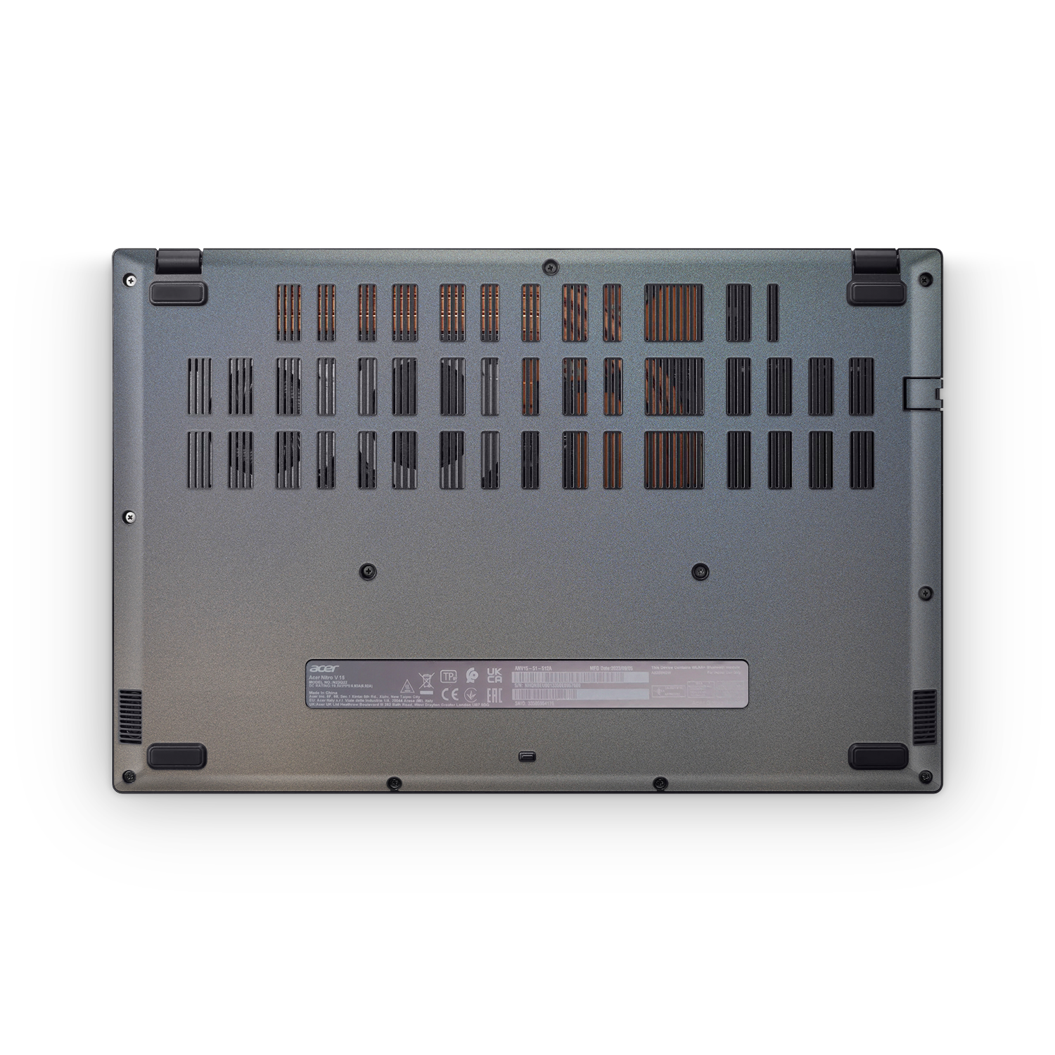 Acer Nitro V 2024 Professional Bottom Prism Skin Wrap Cover