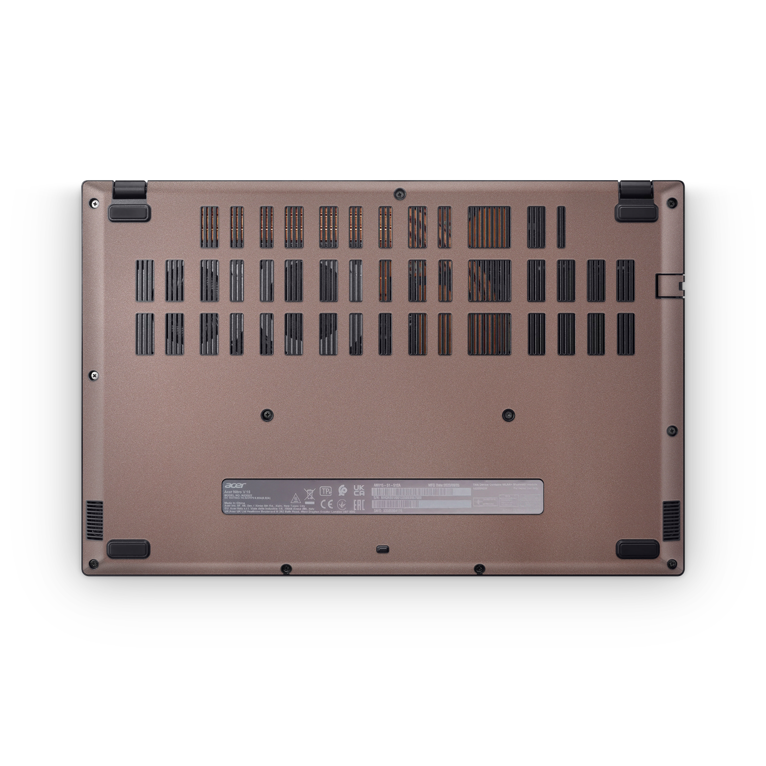 Acer Nitro V 2024 Professional Bottom Satin Frozen Berry Skin Wrap Cover