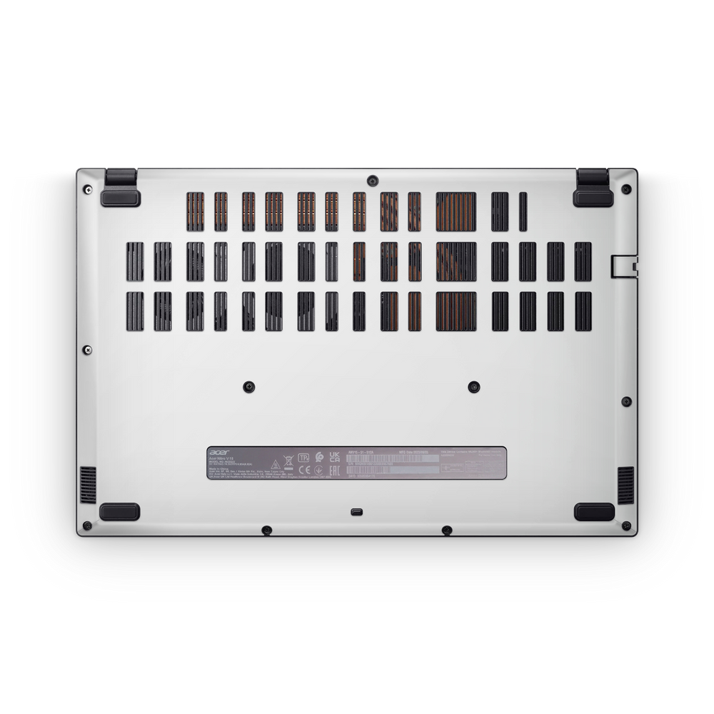 Acer Nitro V 2024 Professional Bottom Satin White Skin Wrap Cover