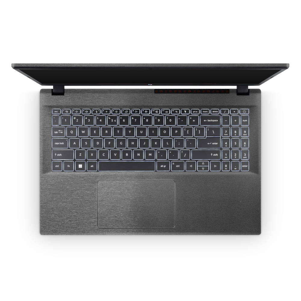 Acer Nitro V 2024 Professional Interior Brushed Black Skin Wrap Cover