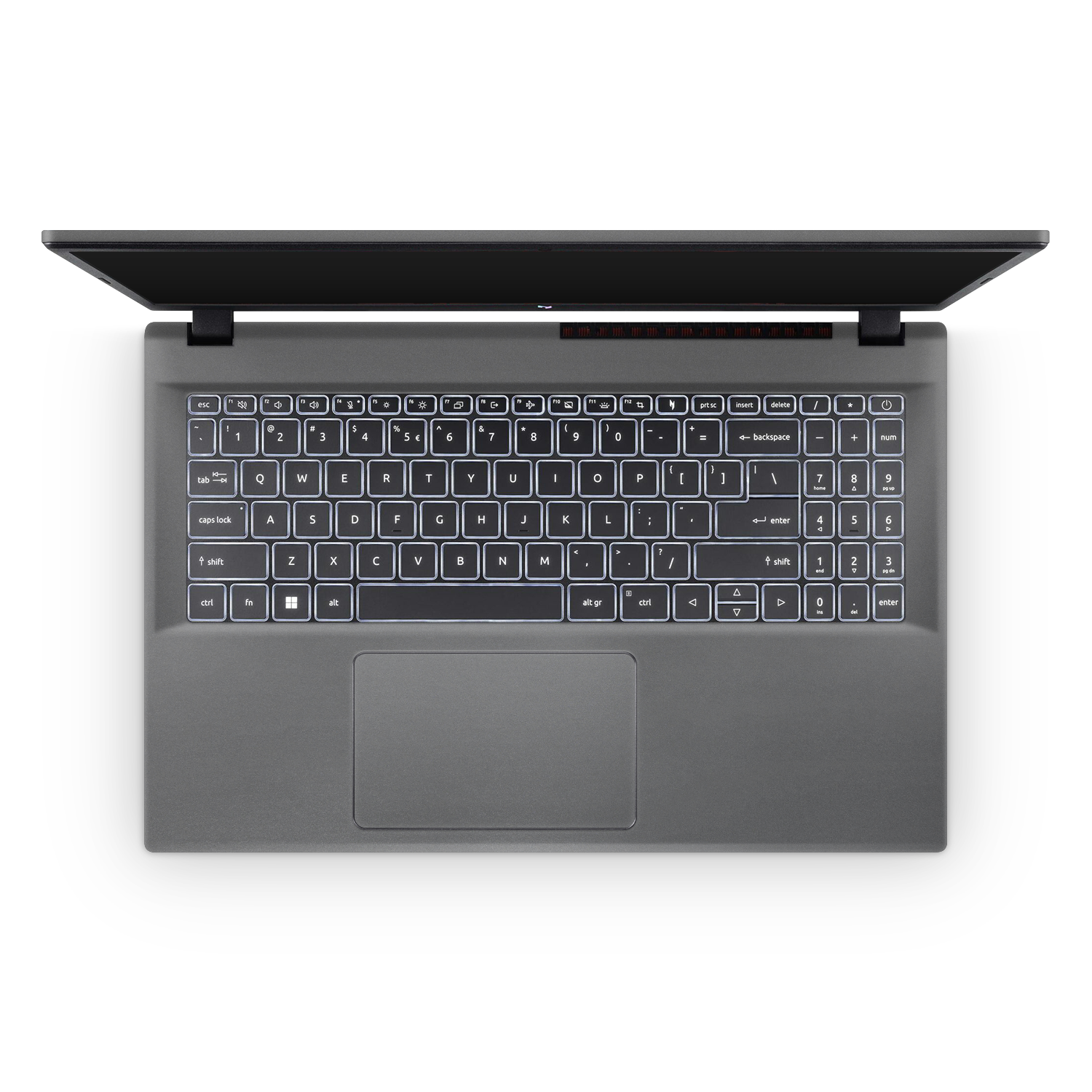 Acer Nitro V 2024 Professional Interior Charcoal Grey Skin Wrap Cover