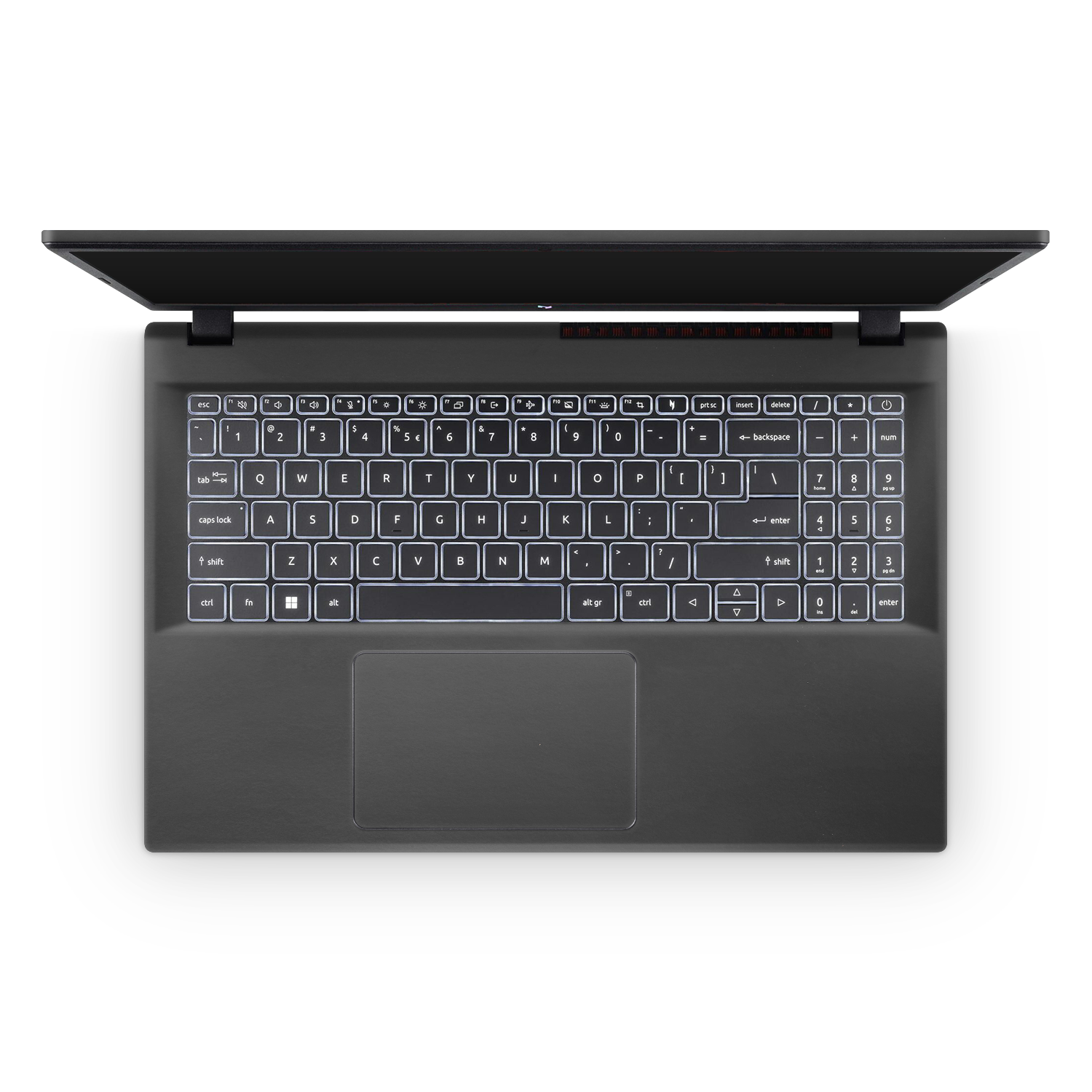 Acer Nitro V 2024 Professional Interior Matte Black Skin Wrap Cover