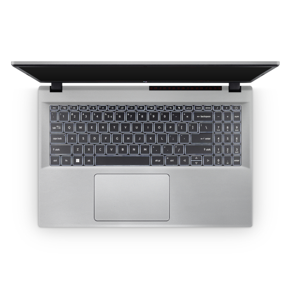 Acer Nitro V 2024 Professional Interior Satin Aluminum Skin Wrap Cover