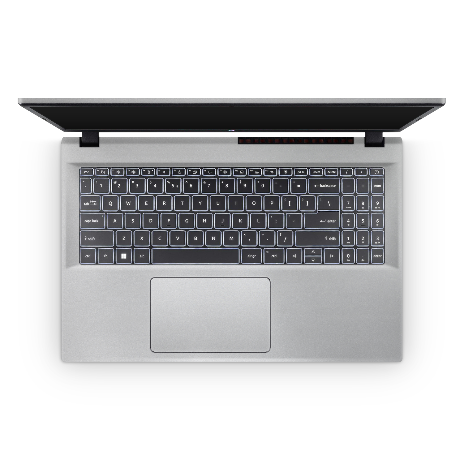 Acer Nitro V 2024 Professional Interior Satin Aluminum Skin Wrap Cover