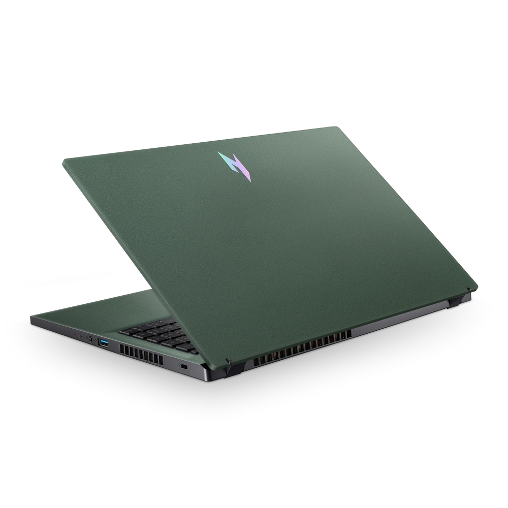 Acer Nitro V 2024 Professional Matte Green Metallic Skin Wrap Cover