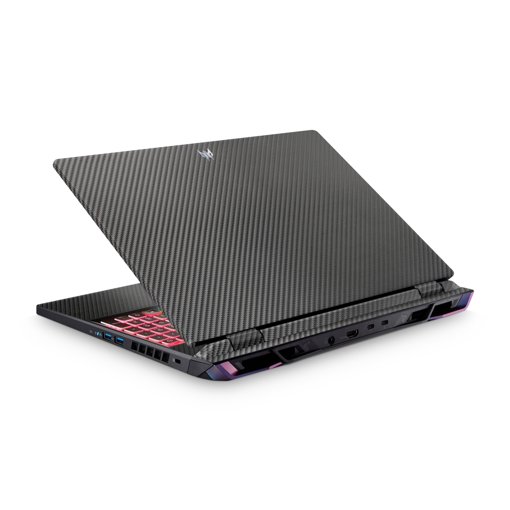 Acer Predator Helios Neo 16 2023 Professional Black Carbon Fiber Skin Wrap Cover