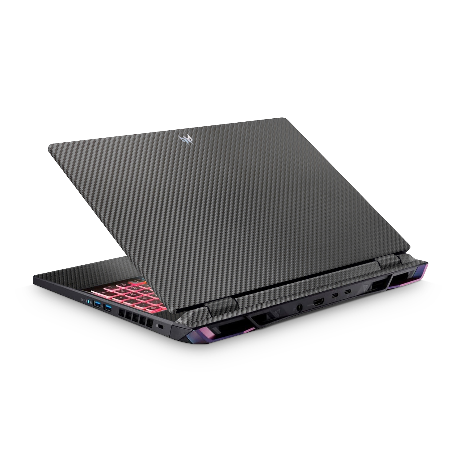 Acer Predator Helios Neo 16 2023 Professional Black Carbon Fiber Skin Wrap Cover