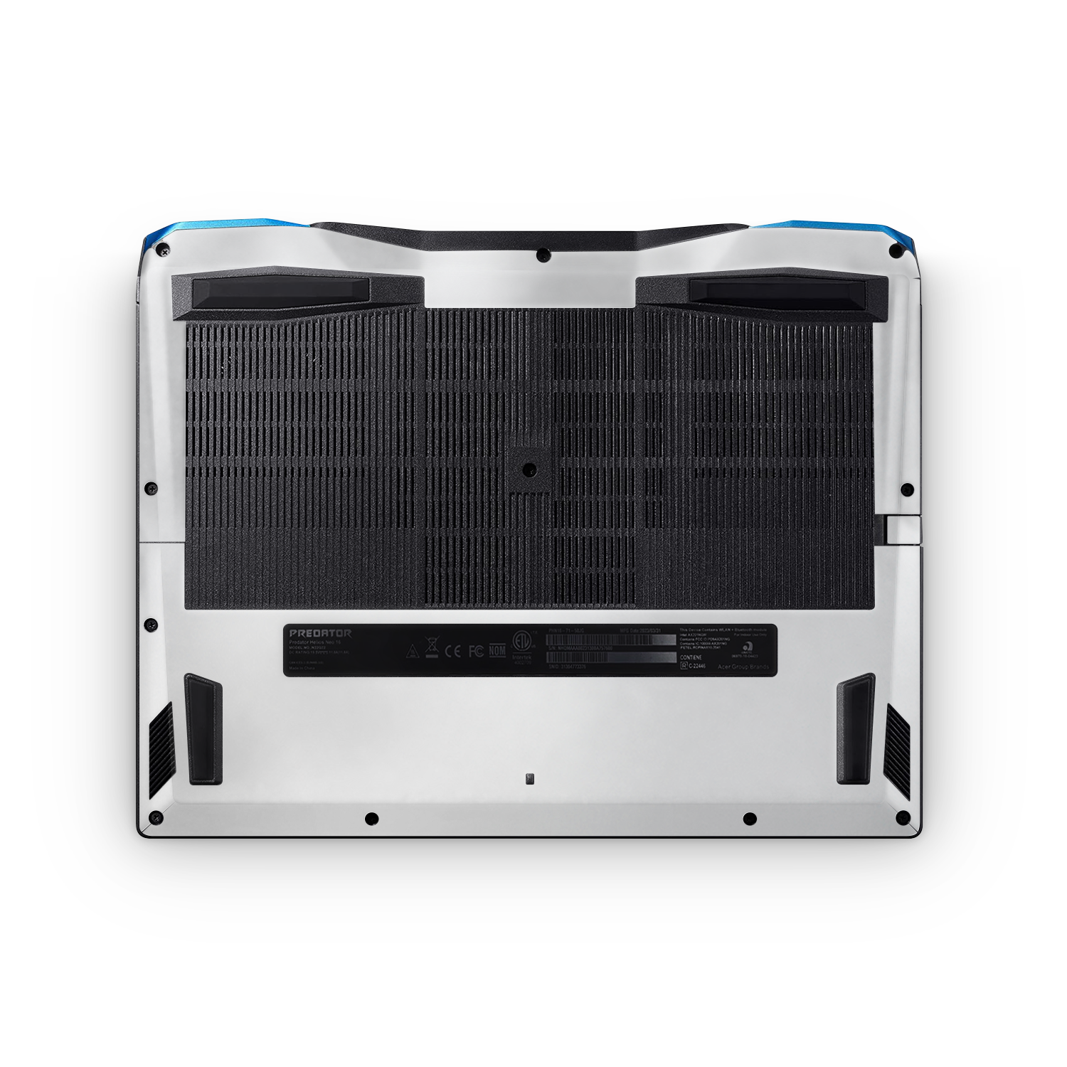 Acer Predator Helios Neo 16 2023 Professional Bottom Frosty Vanilla Skin Wrap Cover