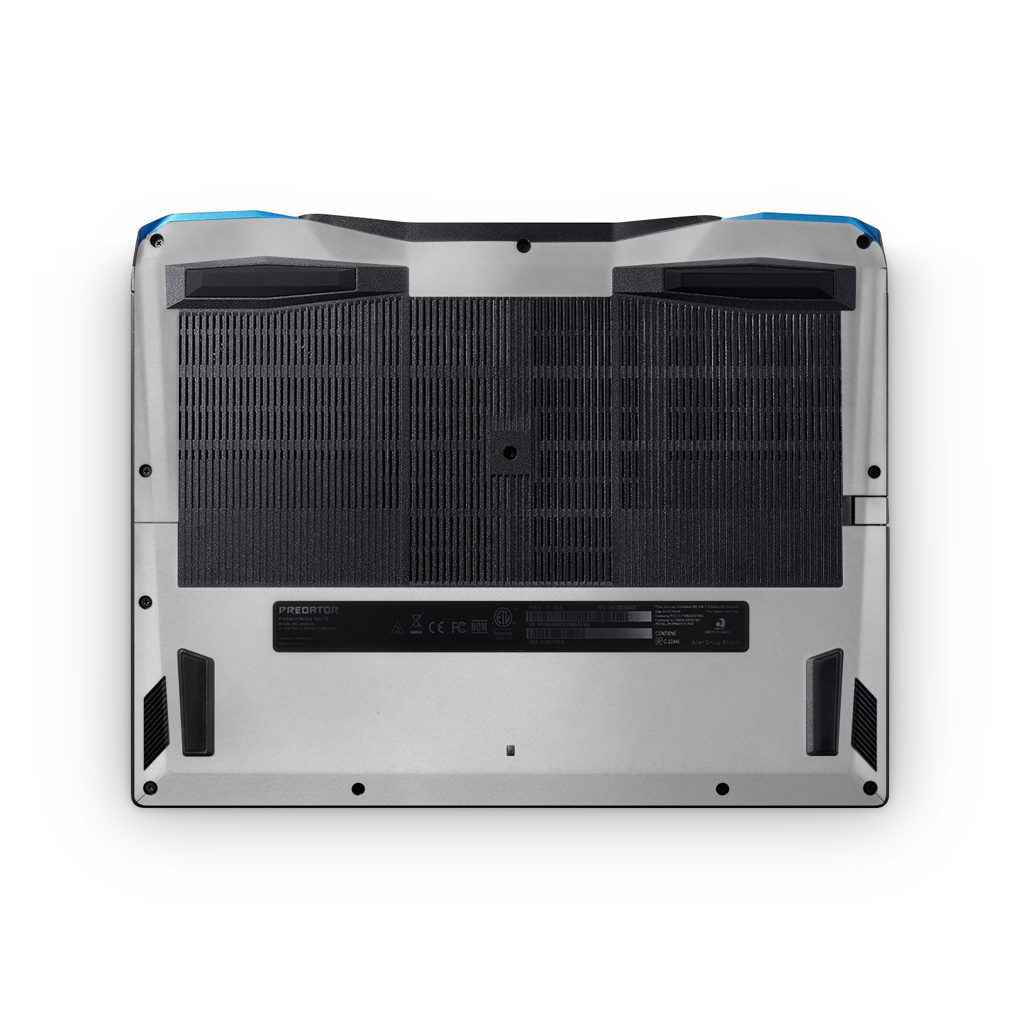Acer Predator Helios Neo 16 2023 Professional Bottom Satin Aluminum Skin Wrap Cover