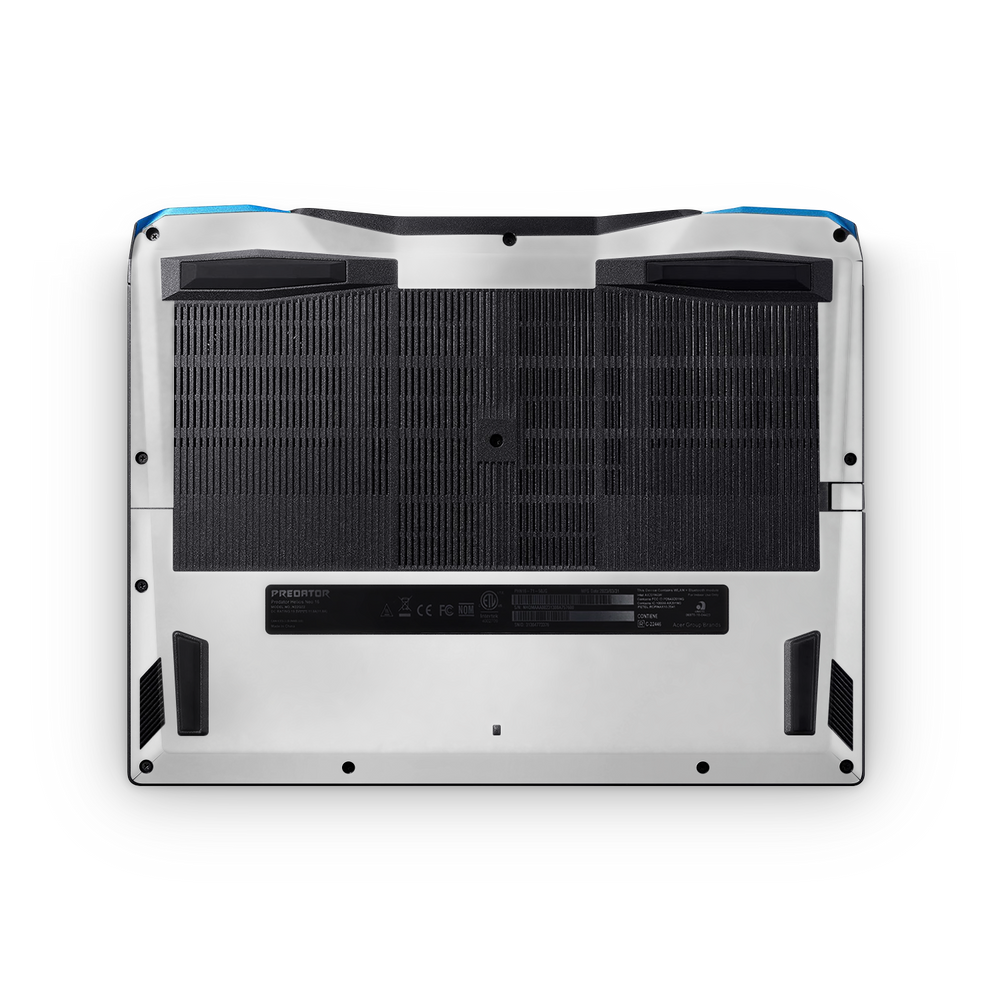 Acer Predator Helios Neo 16 2023 Professional Bottom Satin White Skin Wrap Cover