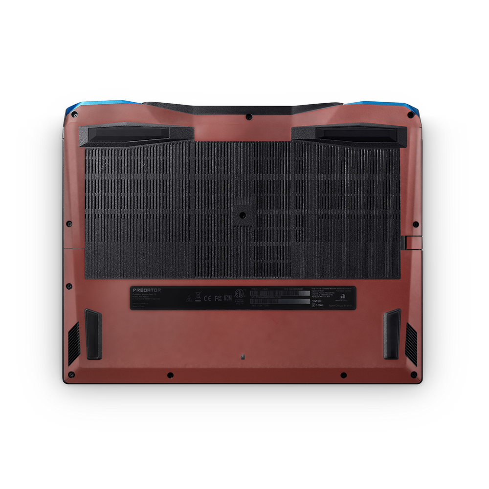 Acer Predator Helios Neo 16 2023 Professional Bottom Vampire Red Skin Wrap Cover