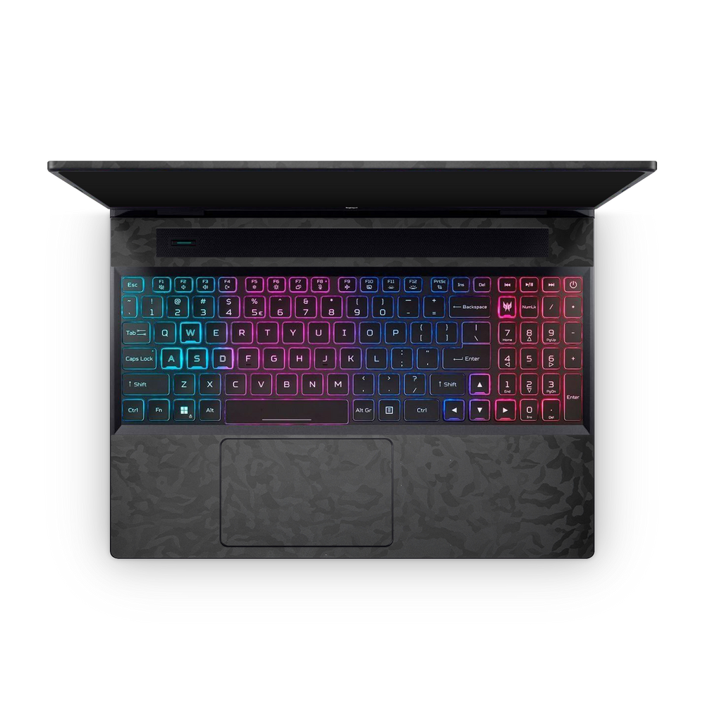 Acer Predator Helios Neo 16 2023 Professional Interior Black Camo Skin Wrap Cover