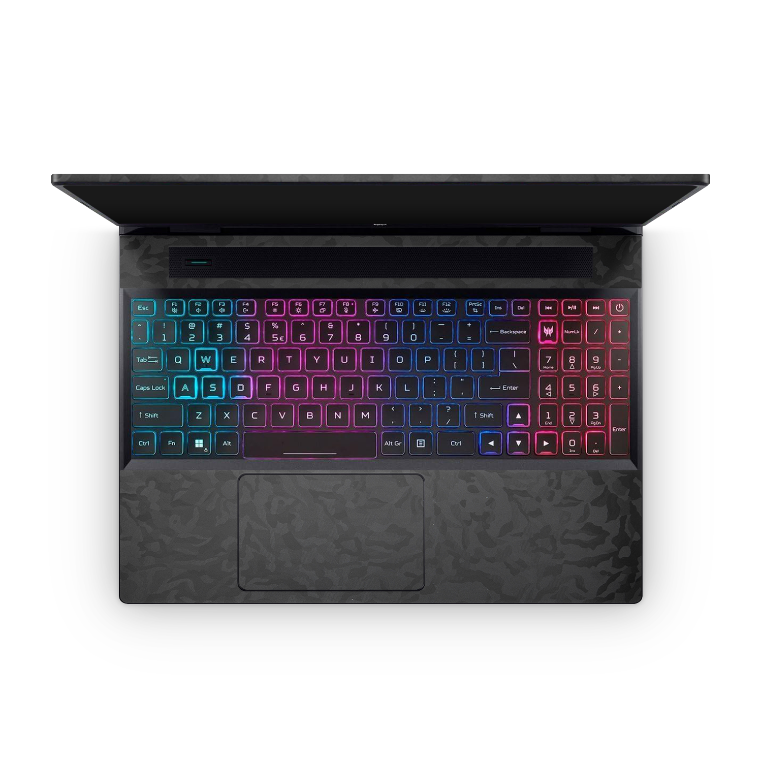 Acer Predator Helios Neo 16 2023 Professional Interior Black Camo Skin Wrap Cover