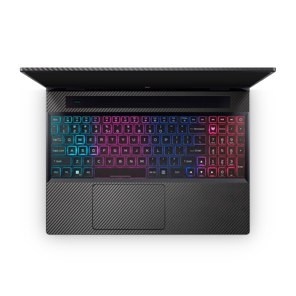 Acer Predator Helios Neo 16 2023 Professional Interior Black Carbon Fiber Skin Wrap Cover