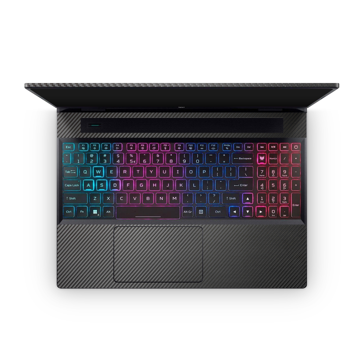 Acer Predator Helios Neo 16 2023 Professional Interior Black Carbon Fiber Skin Wrap Cover