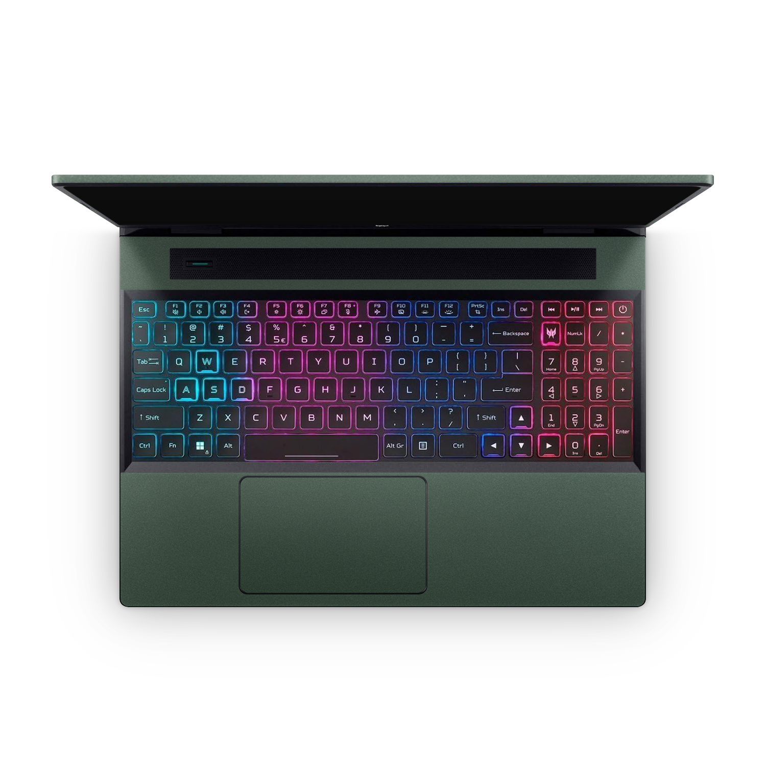 Acer Predator Helios Neo 16 2023 Professional Interior Matte Green Metallic Skin Wrap Cover