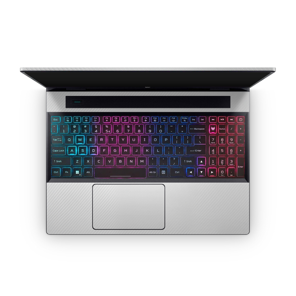 Acer Predator Helios Neo 16 2023 Professional Interior White Carbon Fiber Skin Wrap Cover