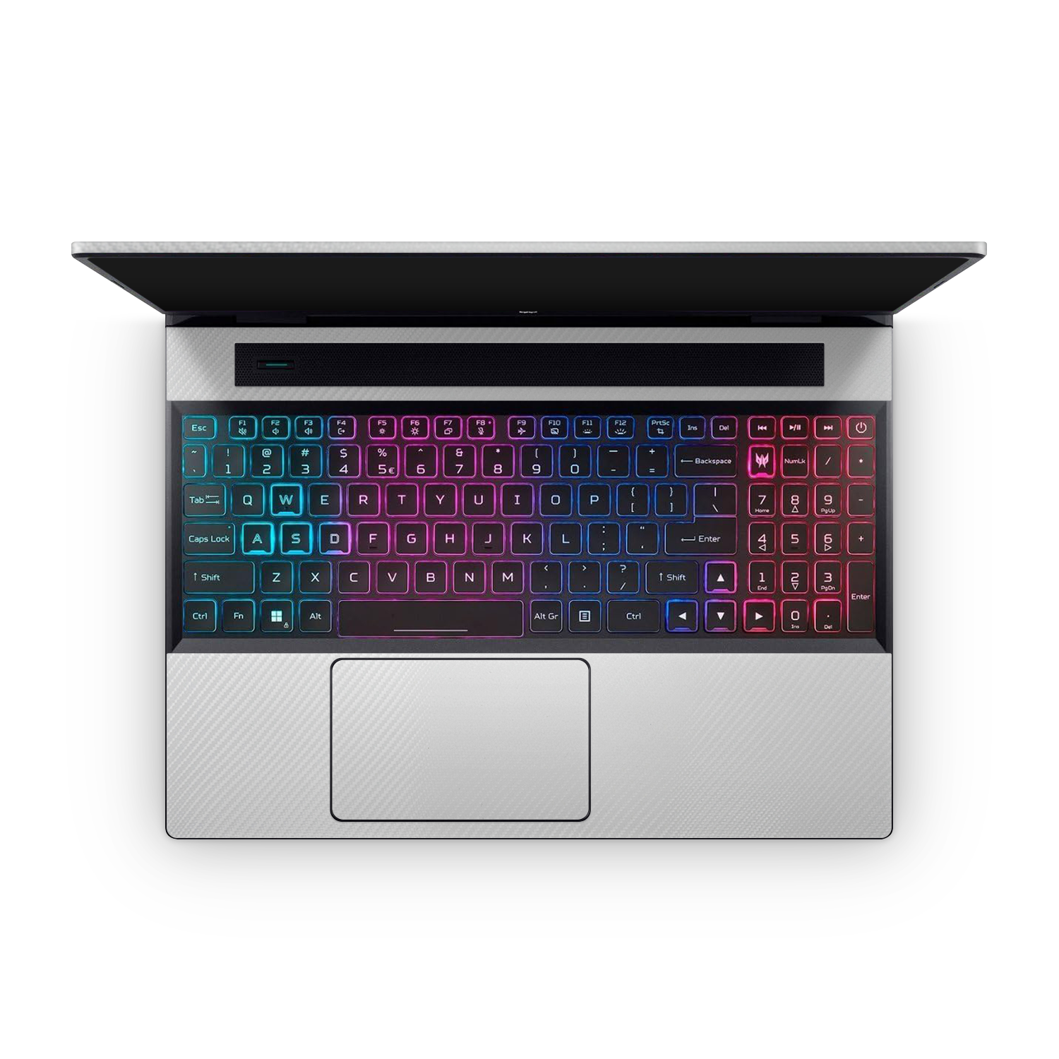 Acer Predator Helios Neo 16 2023 Professional Interior White Carbon Fiber Skin Wrap Cover
