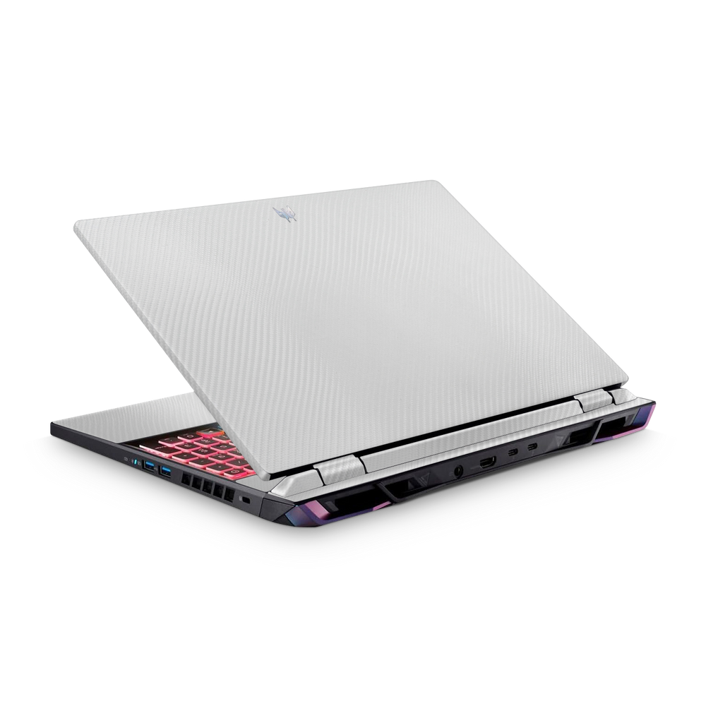 Acer Predator Helios Neo 16 2023 Professional White Carbon Fiber Skin Wrap Cover