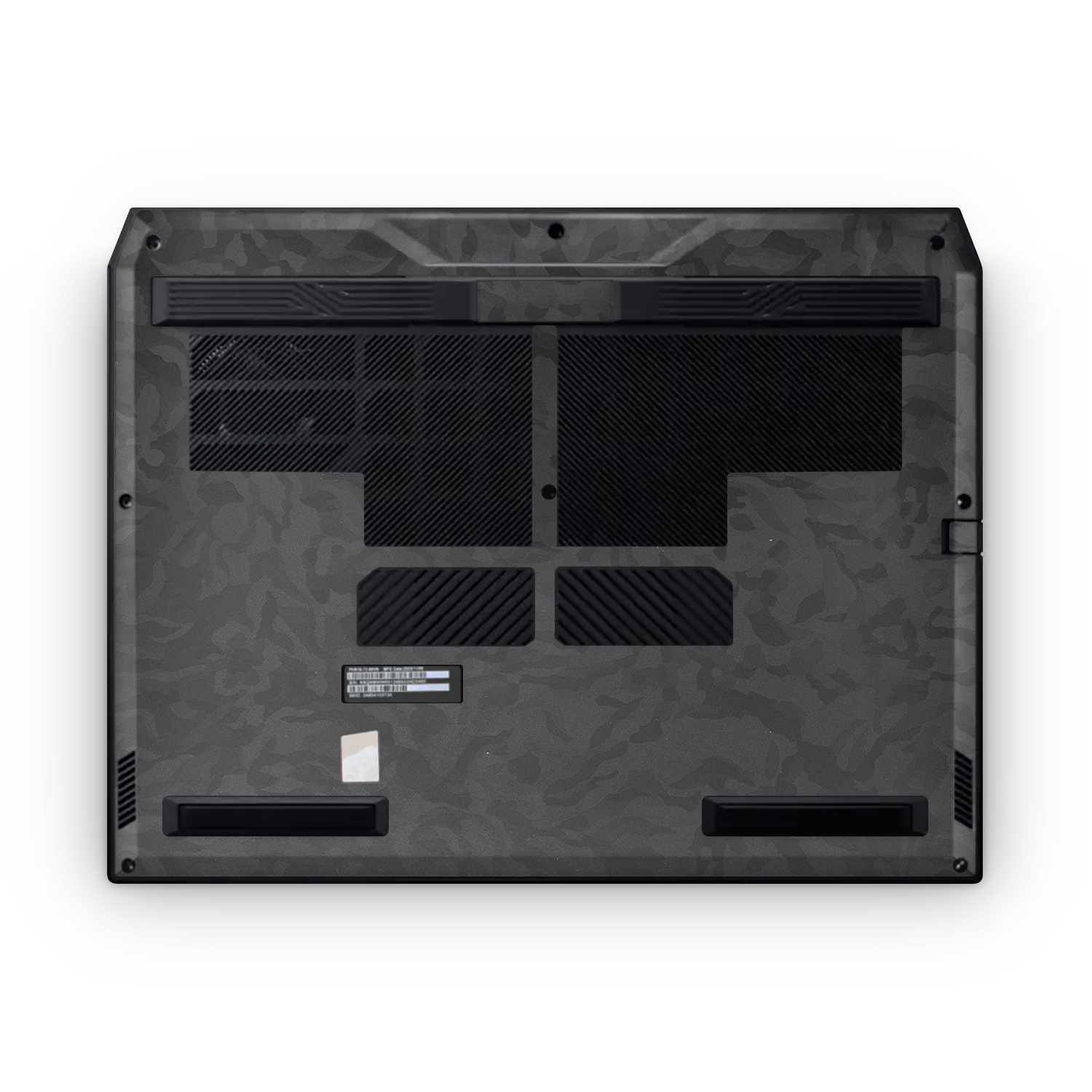 Acer Predator Helios Neo 16 2024 Professional Bottom Black Camo Skin Wrap Cover